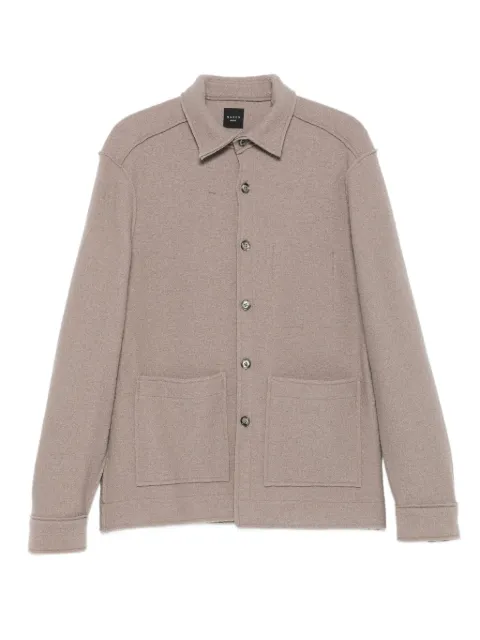 Xacus buttoned wool shirt