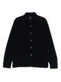 Xacus wool patch-pocket shirt - Blue