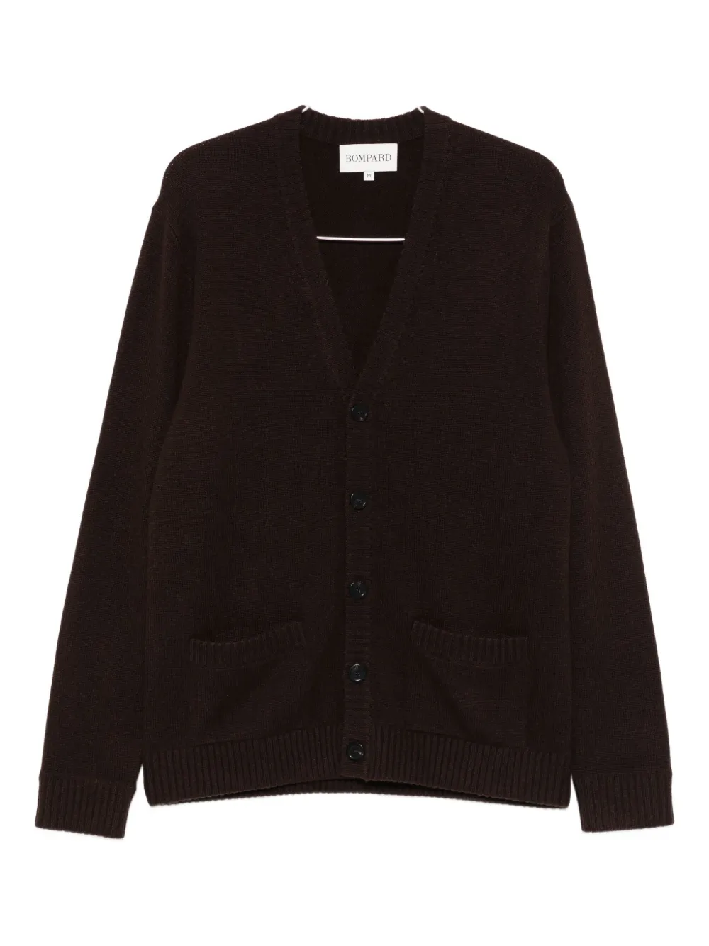 Eric Bompard Patch-pocket Cardigan In Brown