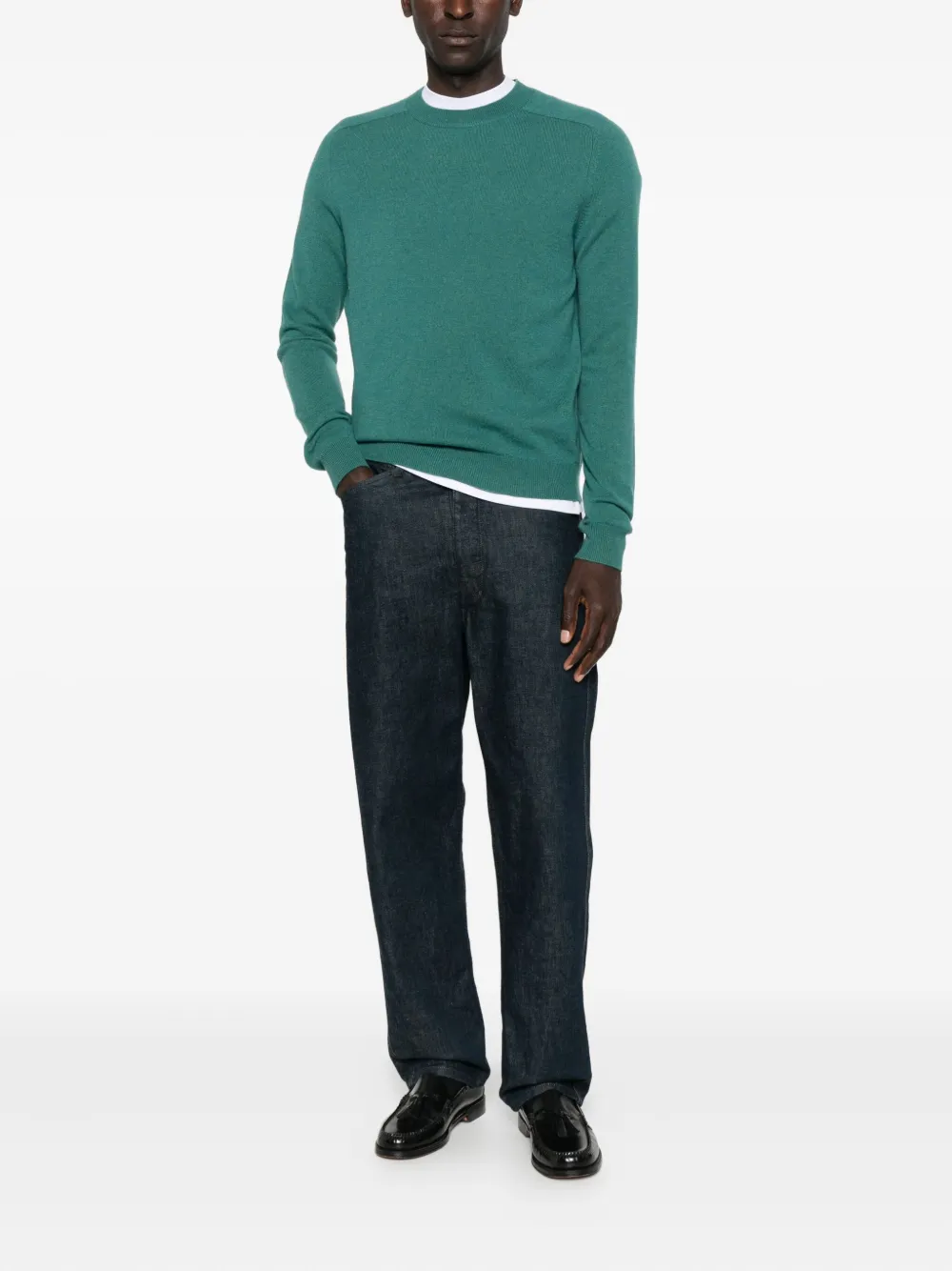 Eric Bompard Hammer crew-neck sweater - Groen