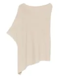 Eric Bompard scoop-neck poncho - Neutrals