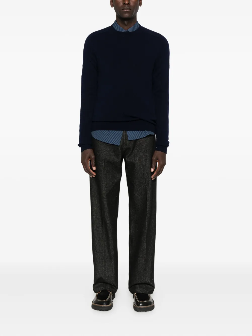 Eric Bompard Hammer crew-neck sweater - Blauw