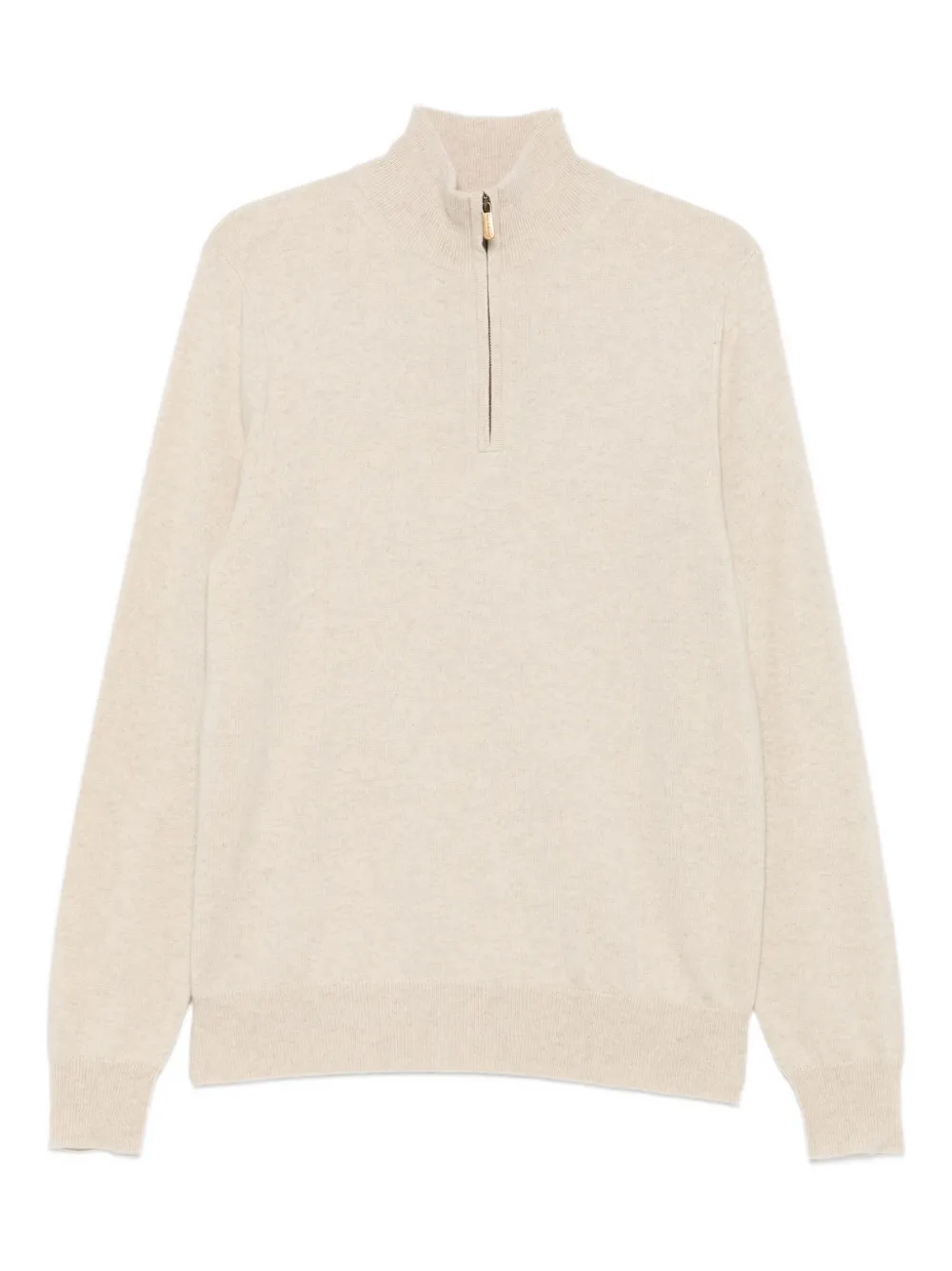 Eric Bompard zip-fastening sweater | Neutrals | Image 1