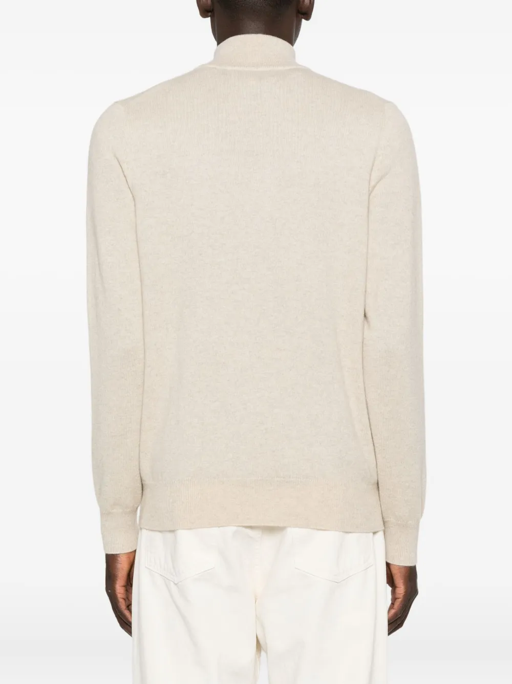 BOMPARD Trui met ritssluiting Beige