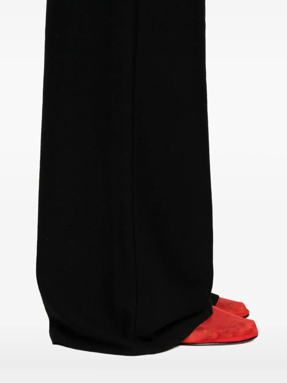 Eric Bompard Elastic-waist Palazzo Pants In Black