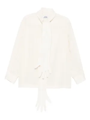 Yohji Yamamoto Cotton Shirt | White | FARFETCH RO