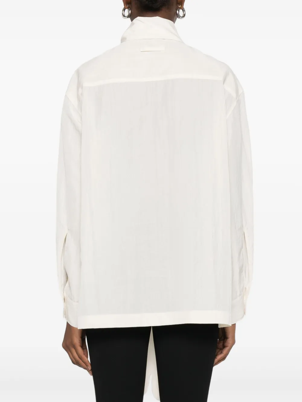 Jean Paul Gaultier Glove-detail Blouse in Neutrals, view 4