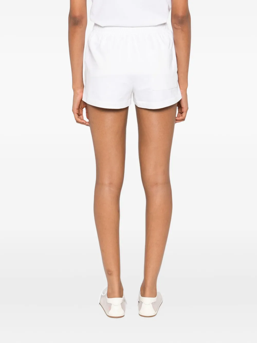 Sporty & Rich Shorts met geborduurd logo Wit