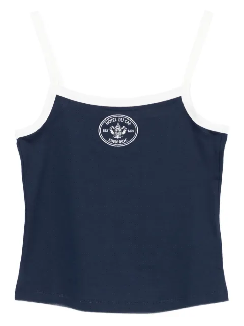 Sporty & Rich logo-detail cami top