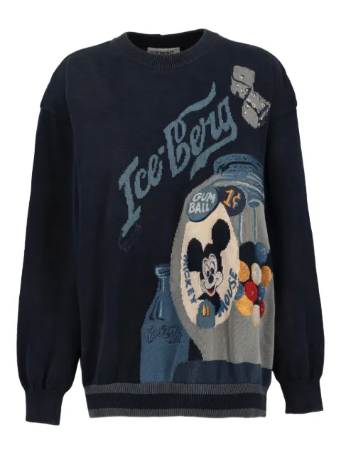 Iceberg mickey-motif logo sweater