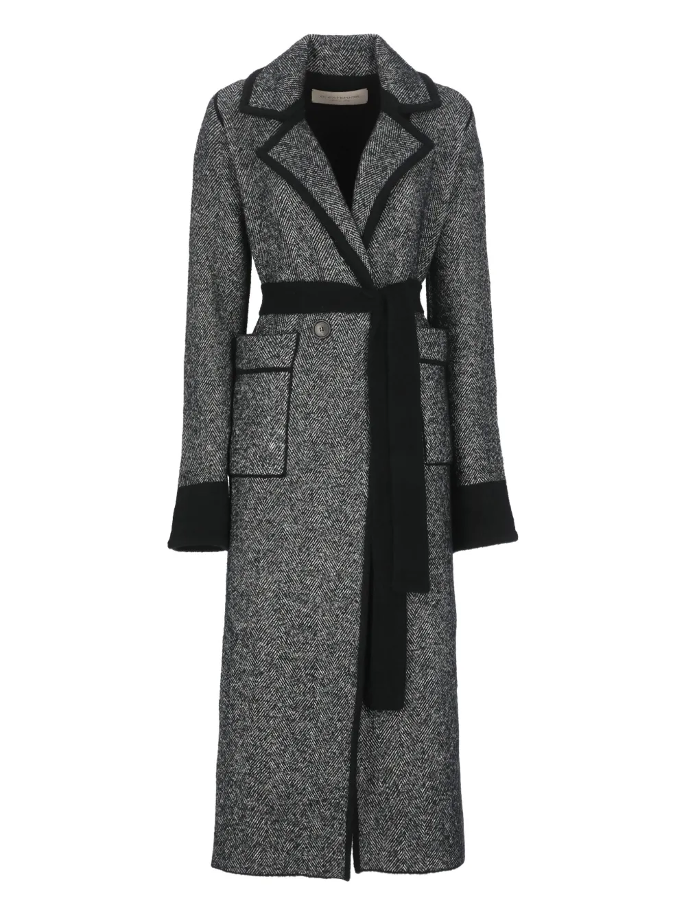 D.Exterior double-breasted coat | Black | Image 1