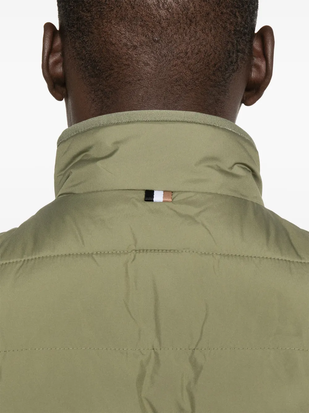 BOSS Bodywarmer met vlakken Groen