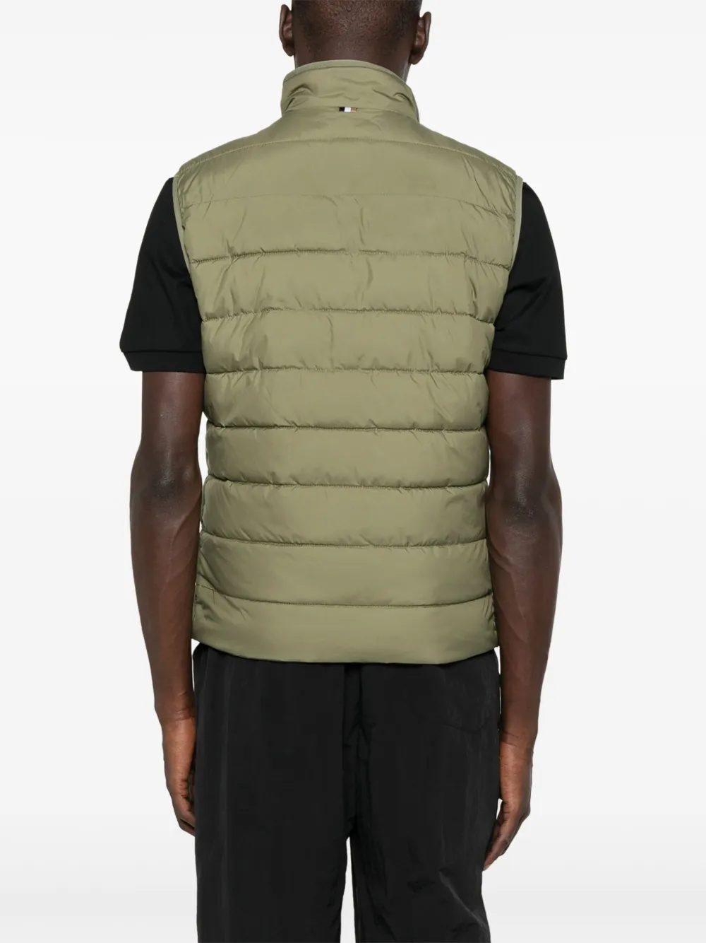 BOSS Bodywarmer met vlakken Groen