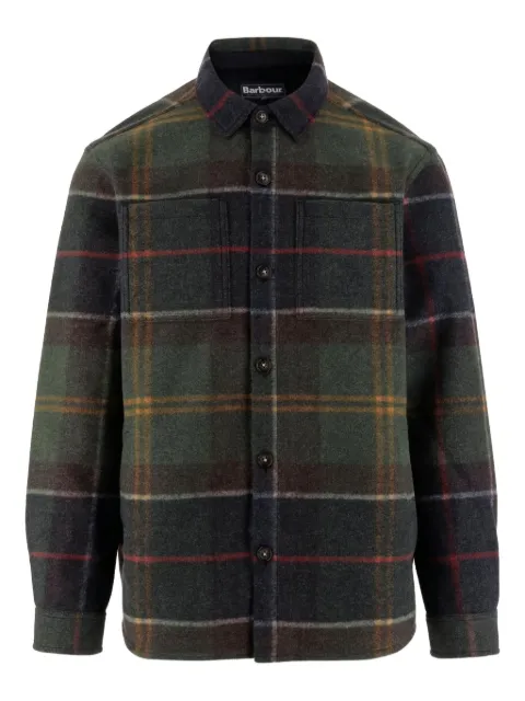 Barbour tartan shirt jacket