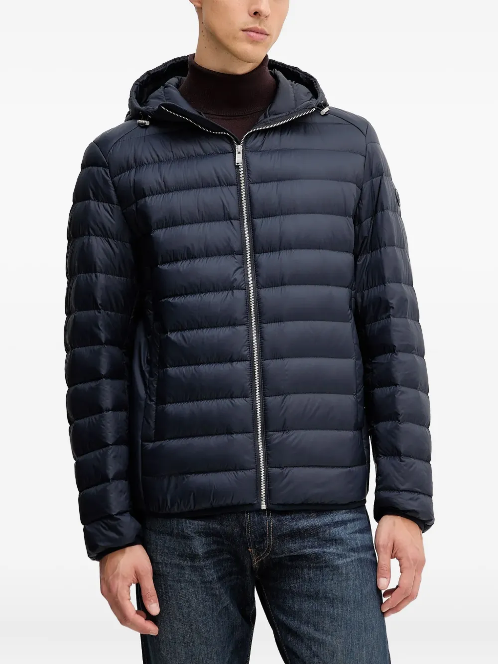 BOSS hooded padded jacket | Blue | Image 1
