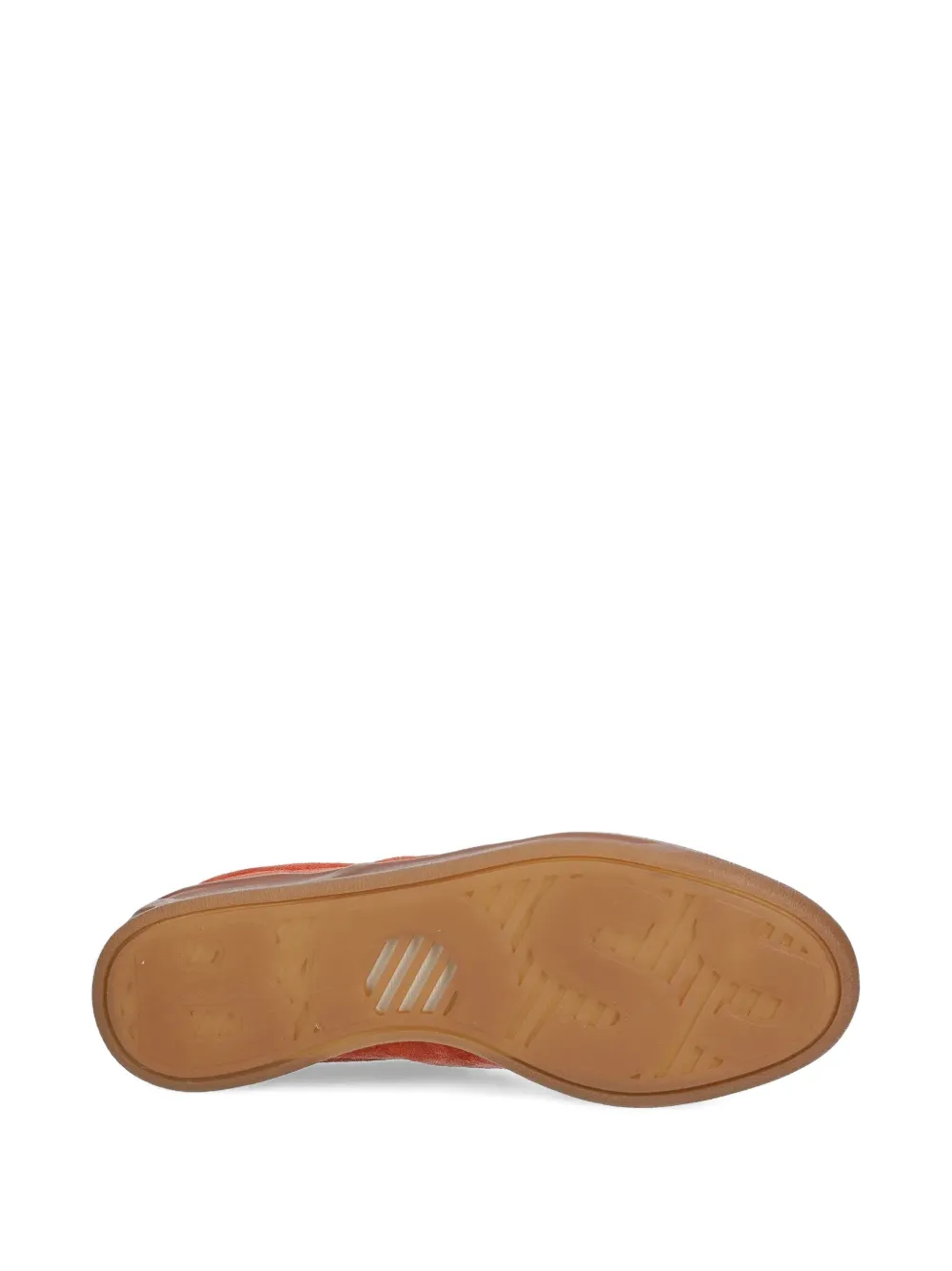 BOSS suede leather sneakers Orange