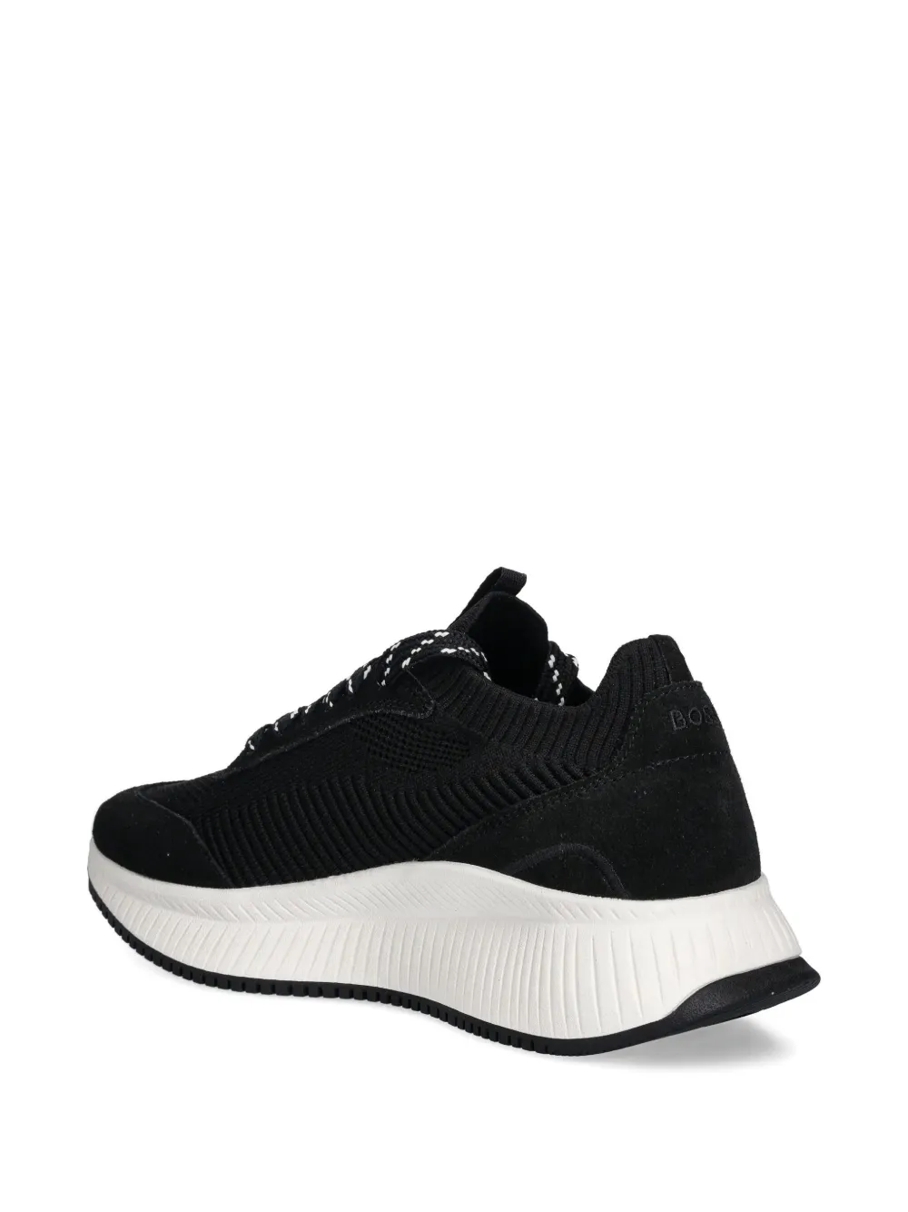 BOSS embroidered-logo sneakers Black