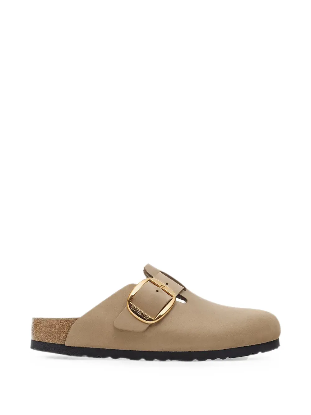 Birkenstock Boston muiltjes met gespsluiting Beige