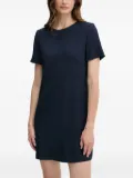 BOSS short-sleeve shift mini dress - Blue