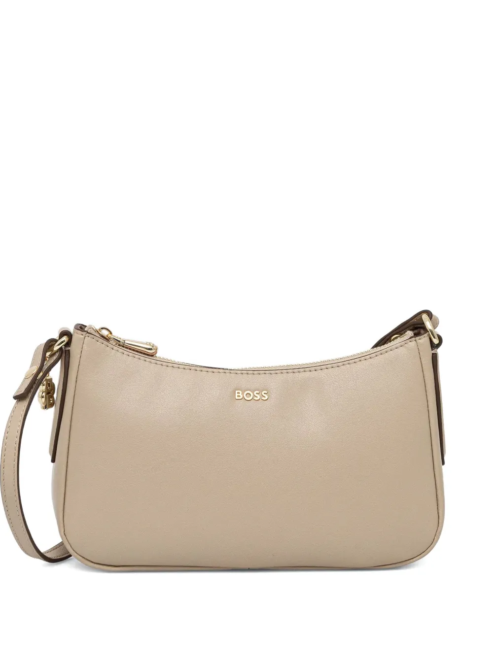 BOSS logo-plaque cross-body bag - Toni neutri
