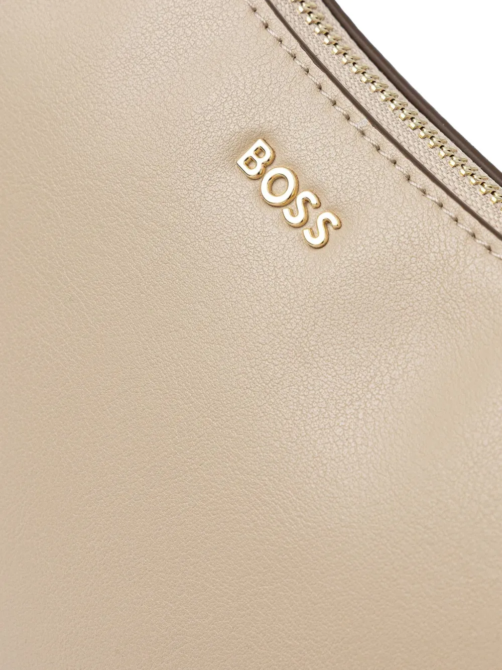 BOSS Crossbodytas met logoplakkaat Beige