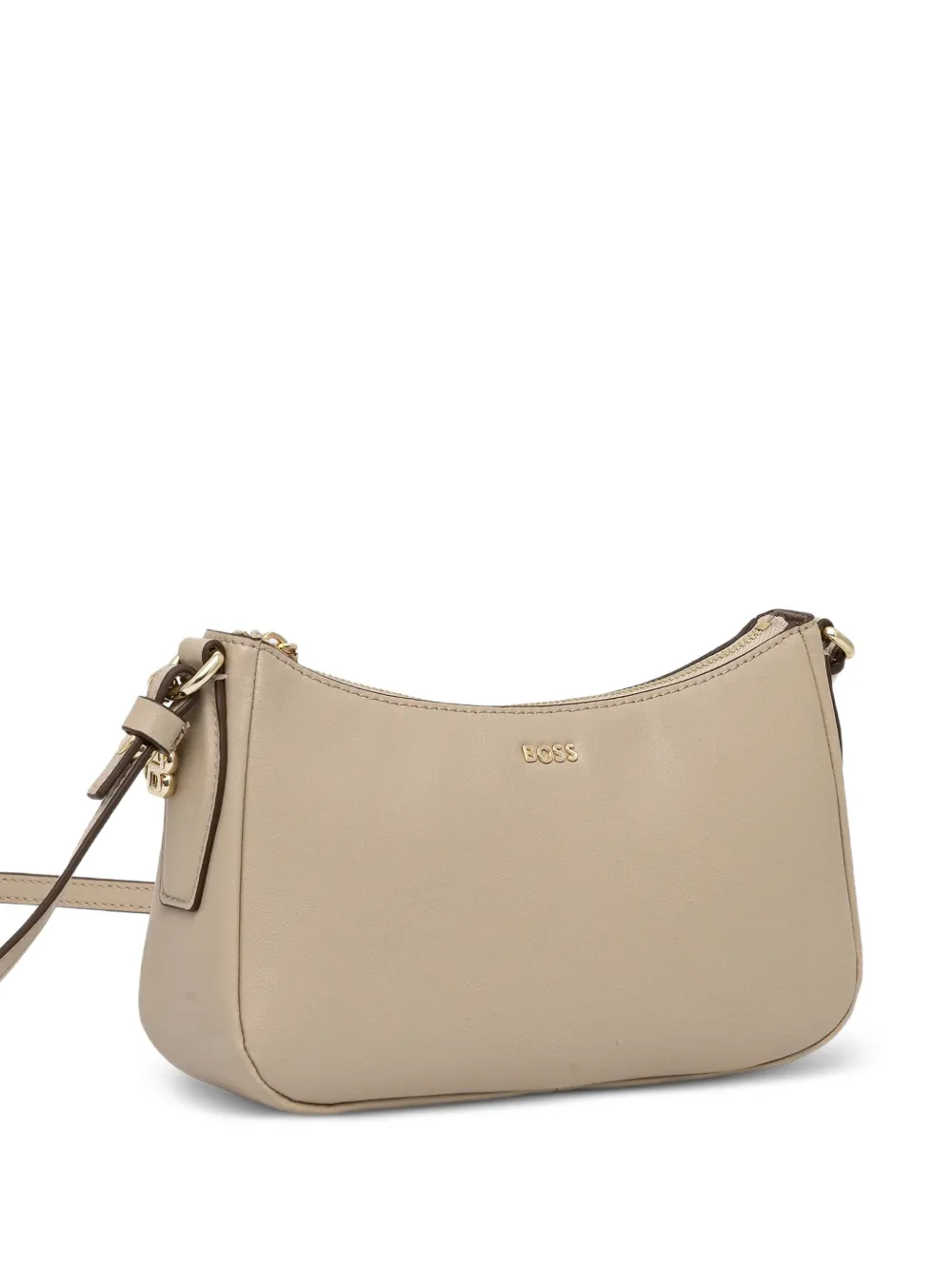 BOSS Crossbodytas met logoplakkaat Beige