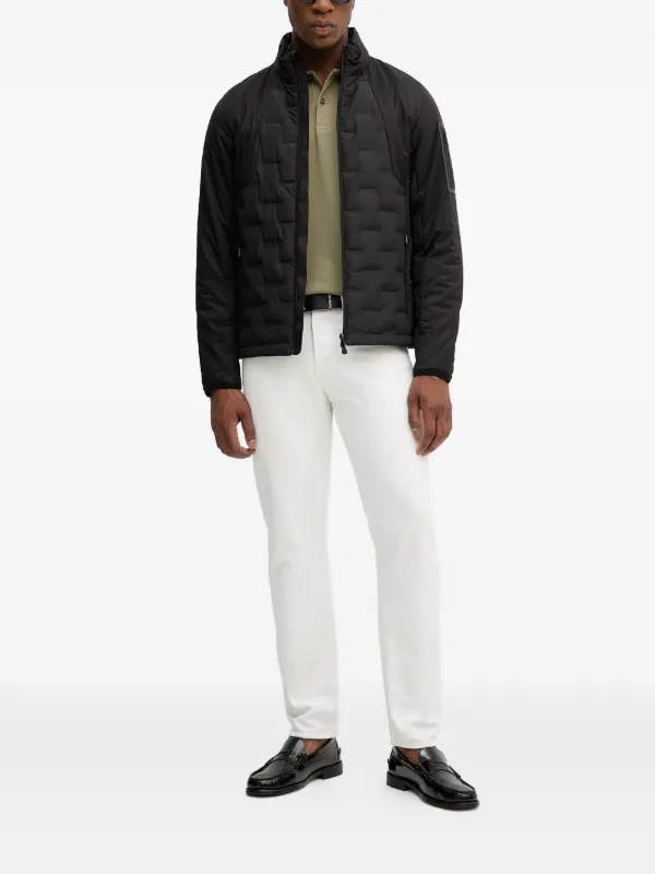 BOSS キルティングパネル ジャケット | ブラック | FARFETCH JP