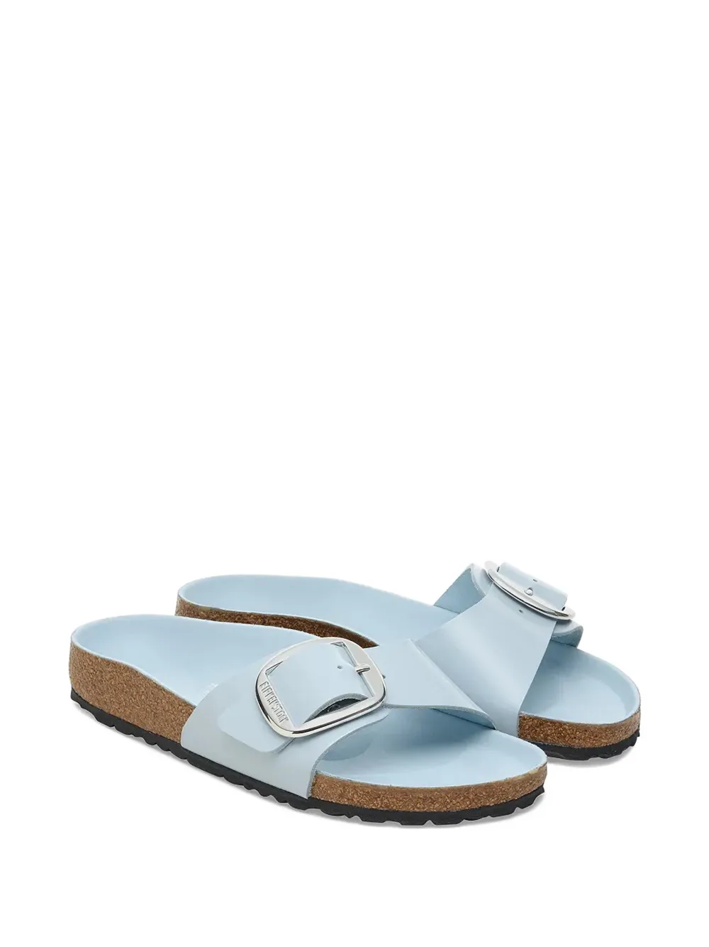 Birkenstock Madrid slippers met gesp Blauw