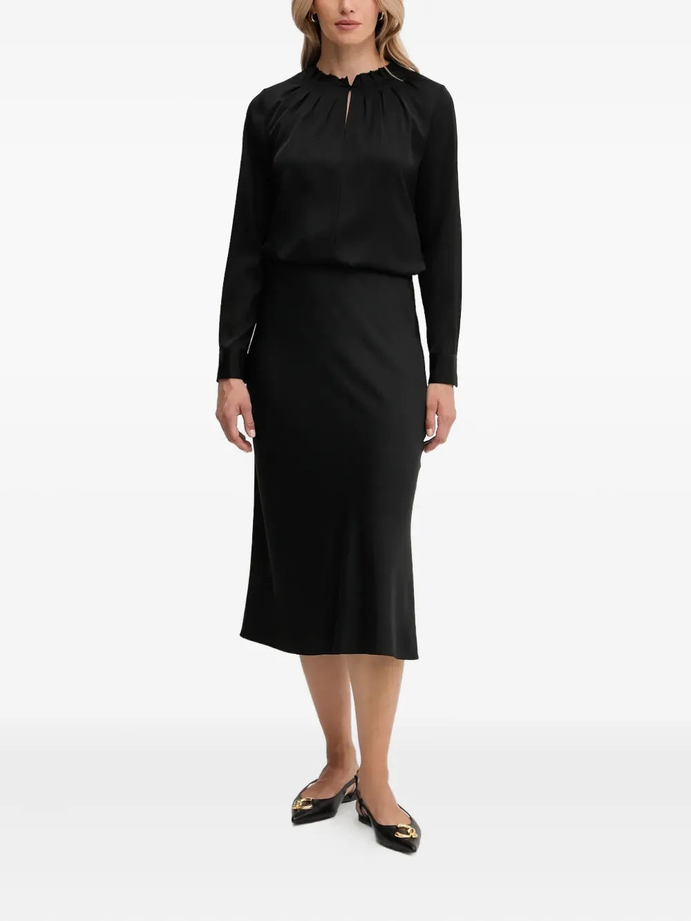 BOSS keyhole-neck blouse | Blouses | Image 2