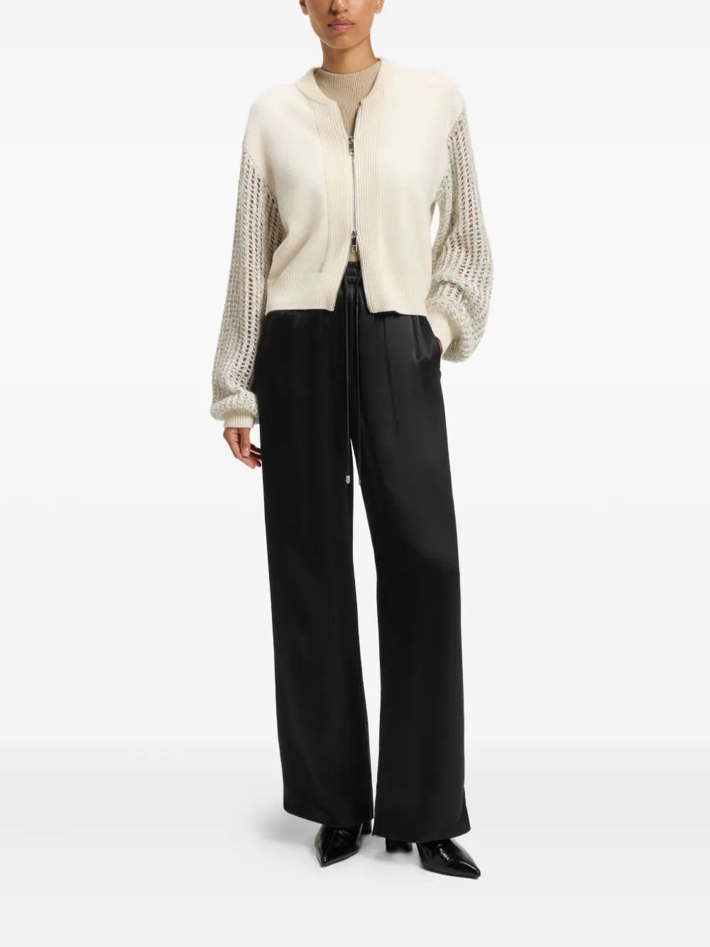 BOSS drawstring trousers | Wide-Leg Pants | Image 2