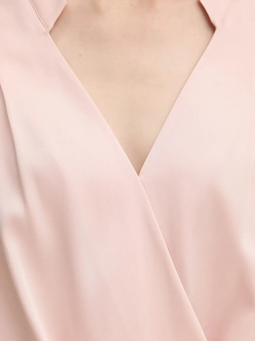 Hugo Boss Regular-fit Blouse In Stretch Silk In Pink