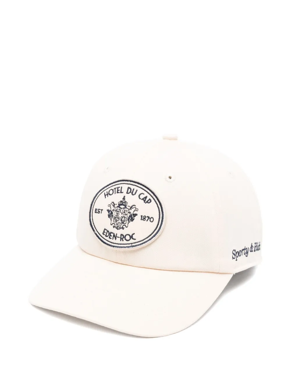 Sporty & Rich Eden Crest honkbalpet Beige