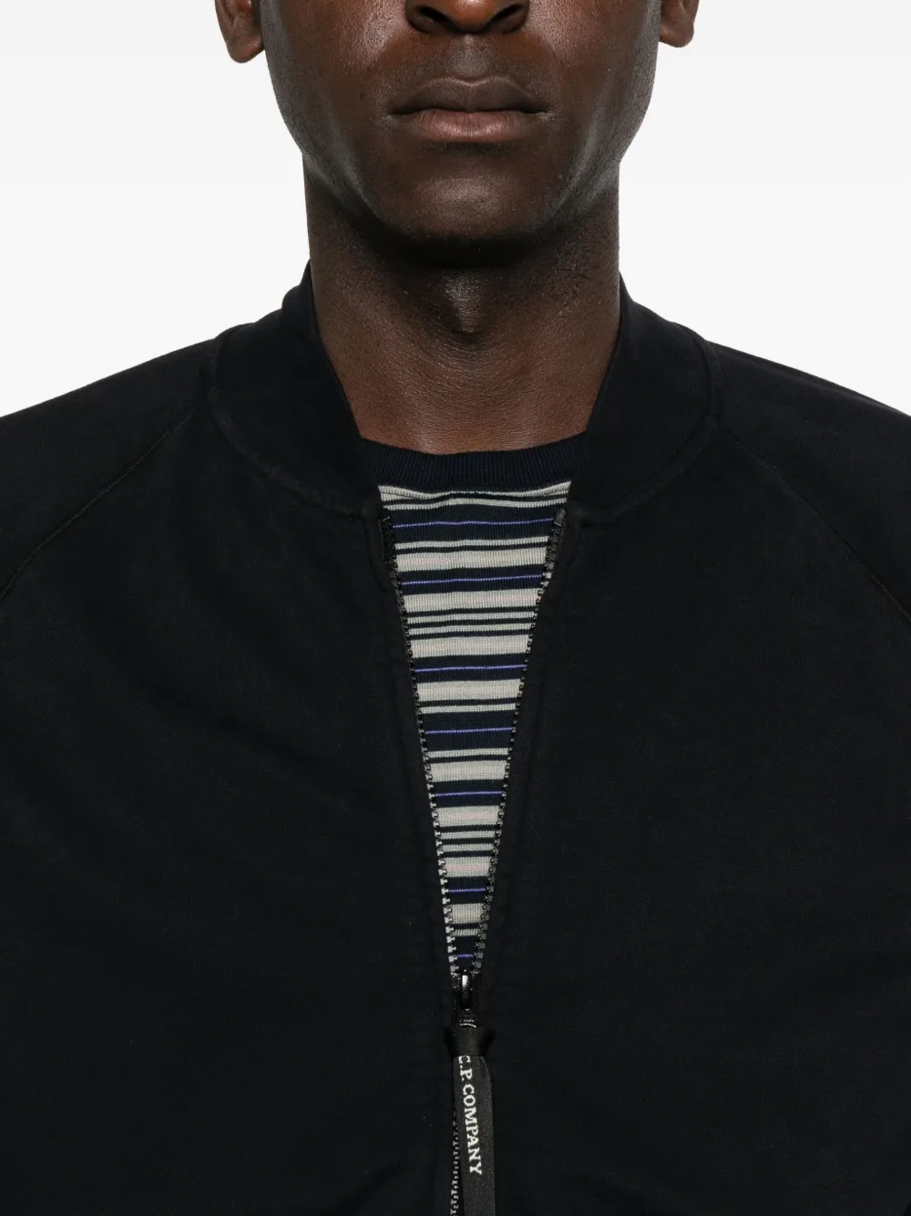 C.p. Company C.p.company Cardigan Sea Island In Black