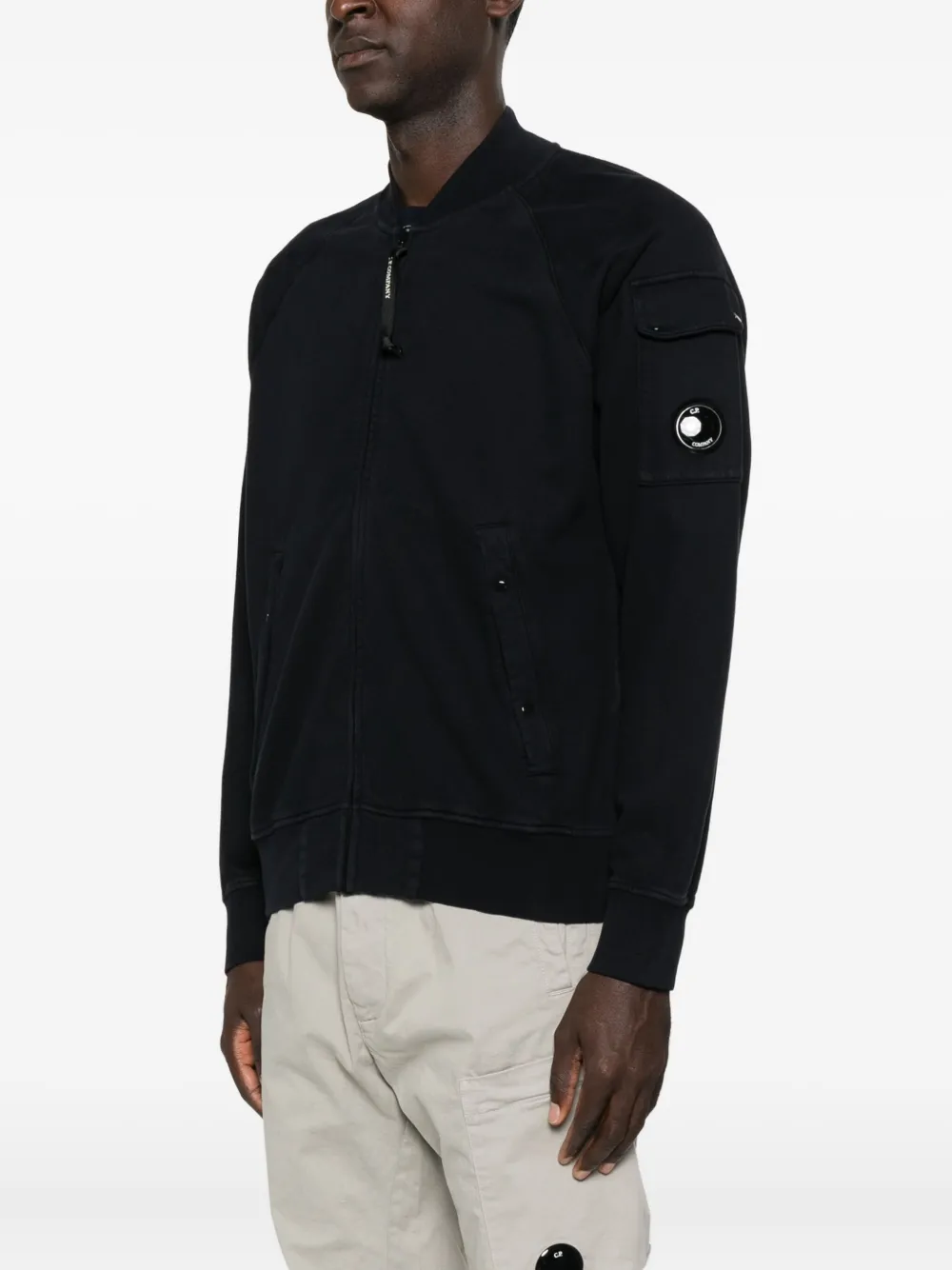 C.p. Company C.p.company Cardigan Sea Island In Black