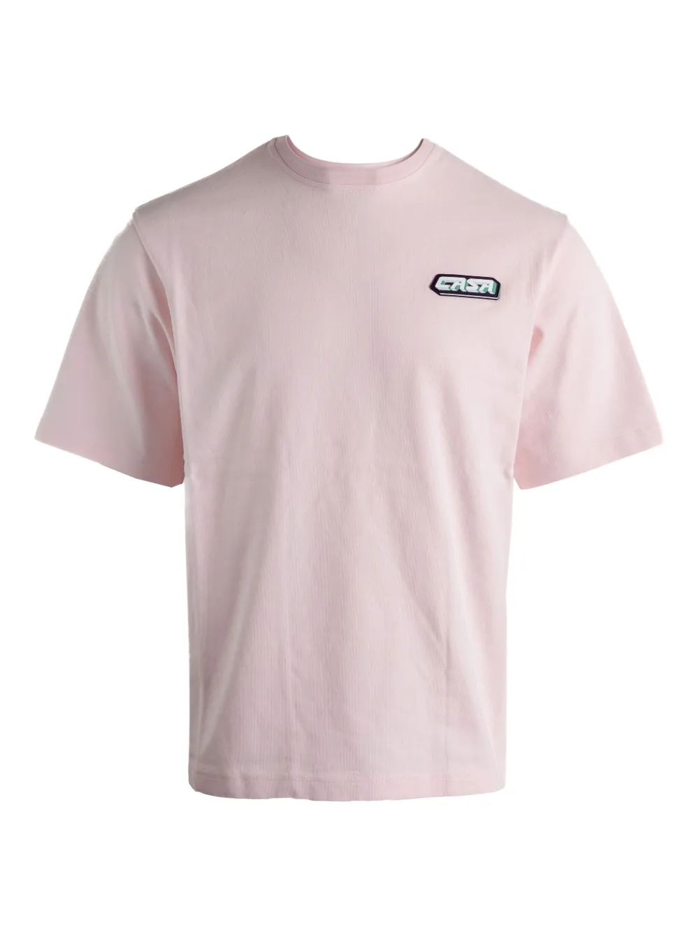 Casablanca T-shirt met logopatch Roze