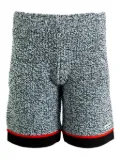 Casablanca textured-trim shorts - Green
