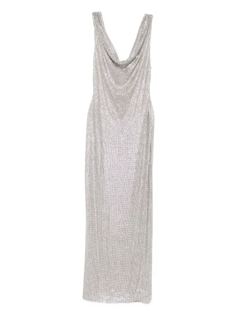 Giuseppe Di Morabito cowl-neck sequin dress