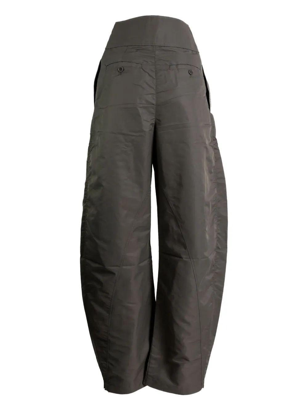 JW Anderson pleated high-waisted trousers - Grijs