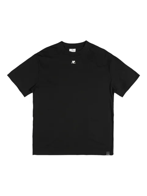 Courrèges logo-embroidered T-shirt