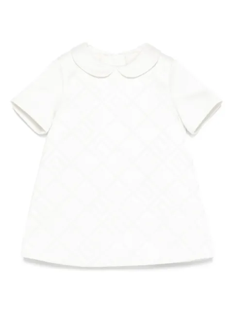 Elisabetta Franchi La Mia Bambina peter-pan collar quilted dress