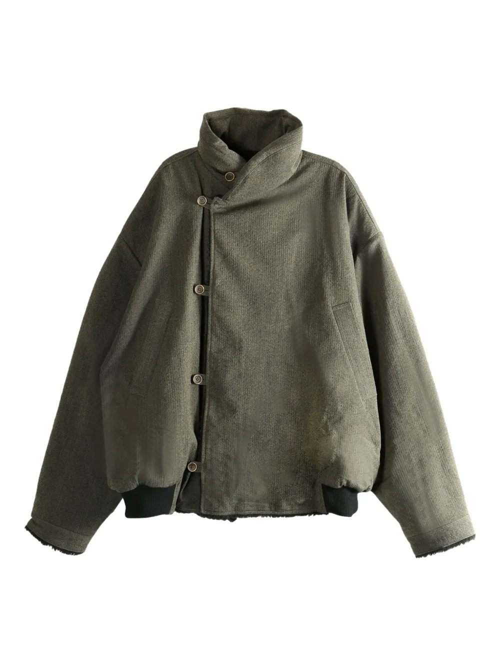 Uma Wang Jovan high-neck bomber jacket Grijs