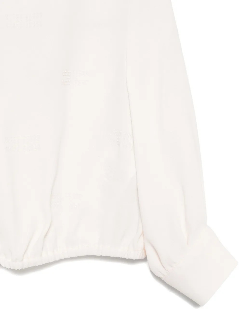 Elisabetta Franchi La Mia Bambina Shirt met pofmouwen Wit