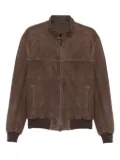 RIFUGIO zip-up suede jacket - Brown
