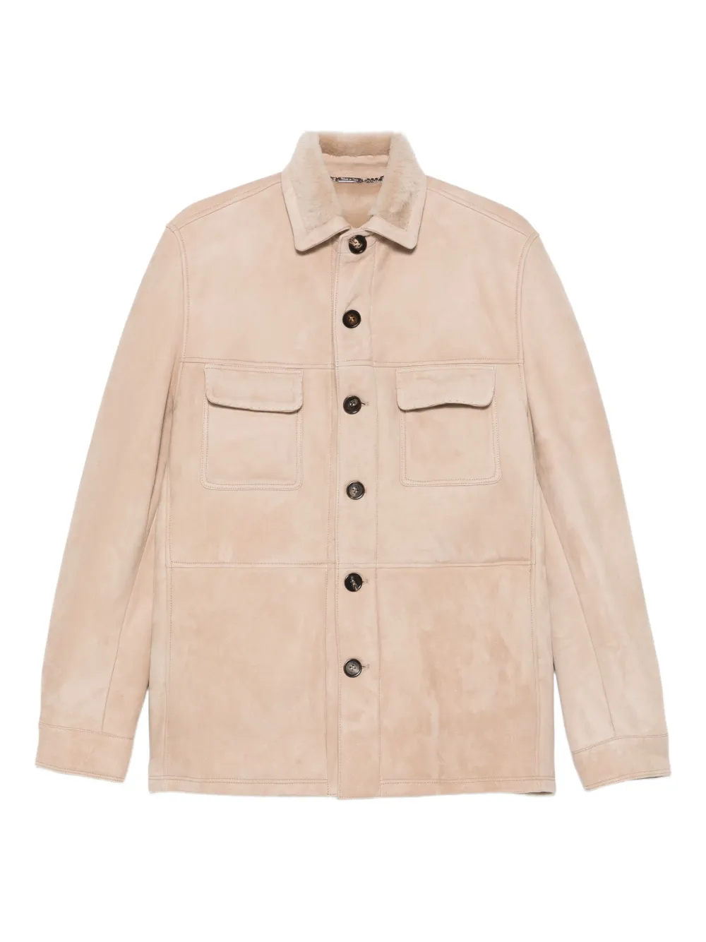 RIFUGIO button-fastening flap-pocket jacket | Neutrals | Image 1