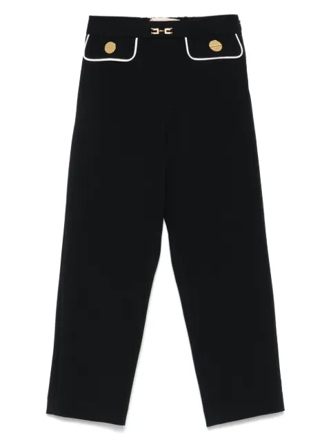 Elisabetta Franchi La Mia Bambina pantalones con bolsillos en contraste