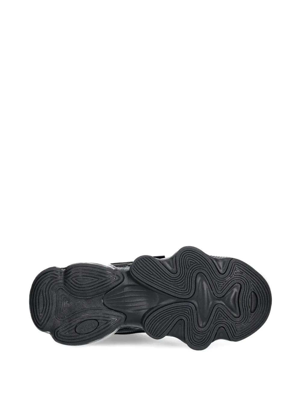 Versace Jeans Couture Sneakers met logodetail en ronde neus Zwart