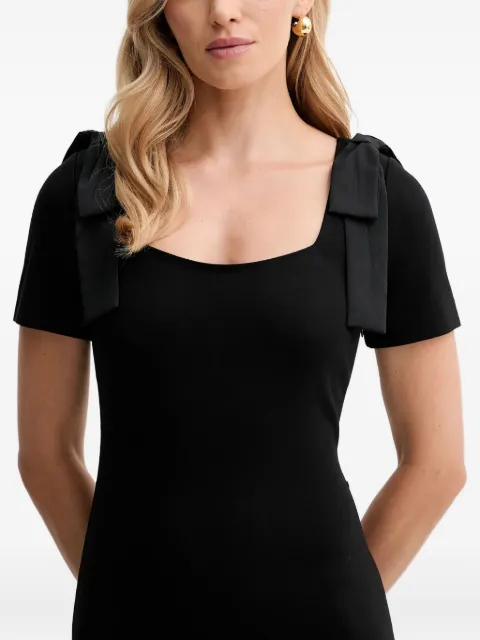 TWINSET bow-detail midi dress