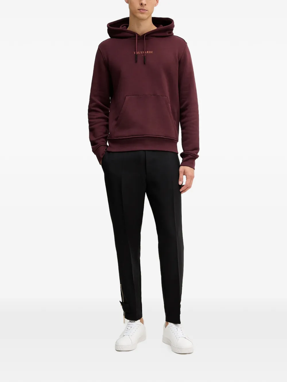 Versace Jeans Couture button zip trousers - Zwart