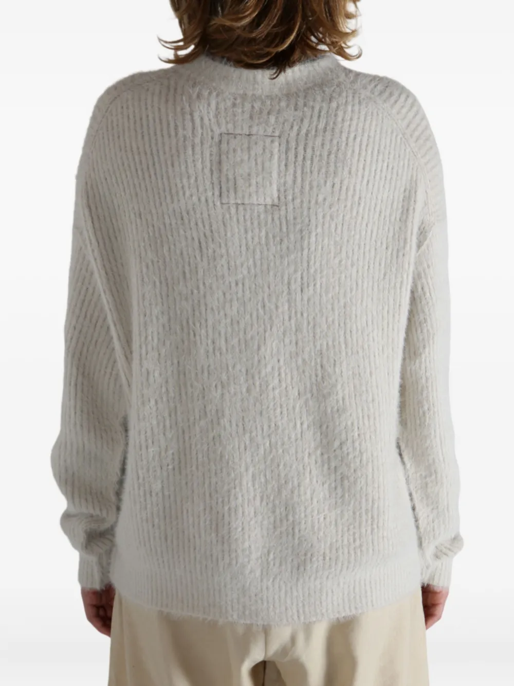 Uma Wang Round-neck Sweater In Gray