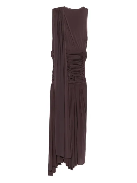 Magda Butrym drop-waist sheer midi dress